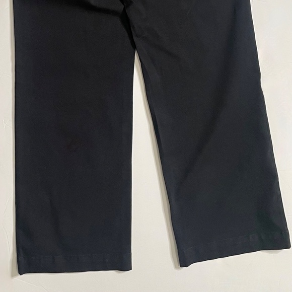 NWT!! J. CREW Sailor Slim Wide Leg Chino Pants Solid Black Nautical 30T 30 Tall - Picture 10 of 16